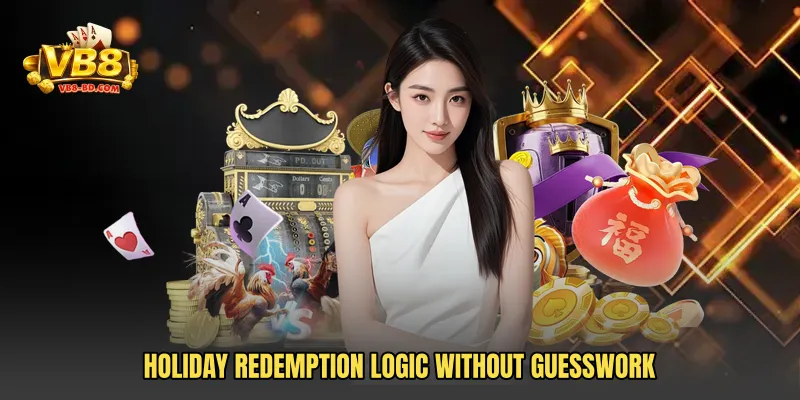 Holiday redemption logic without guesswork