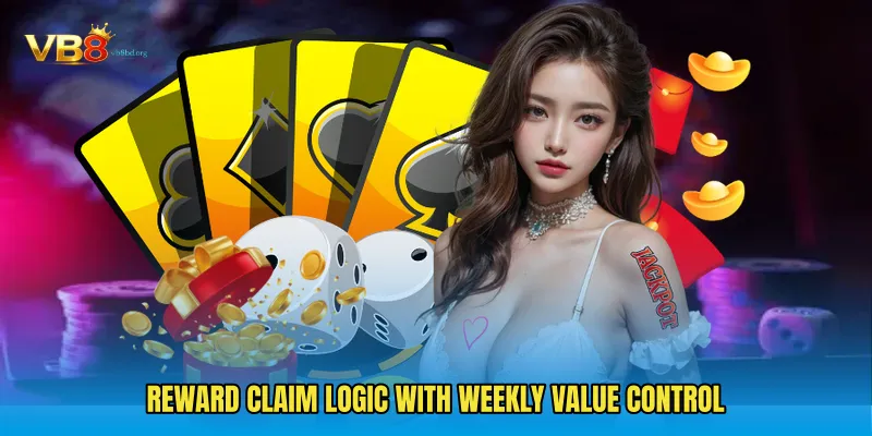 Reward claim logic with weekly value control